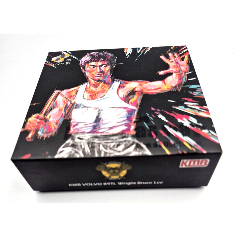 Bruce Lee Tiny KMB Collaboration Volvo B9TL Wright & 80th Anniversary Pin